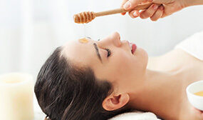 Медовый массаж лица