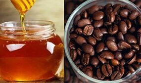 Скраб из кофе и меда