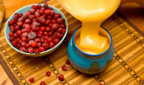 брусника с медом на зиму