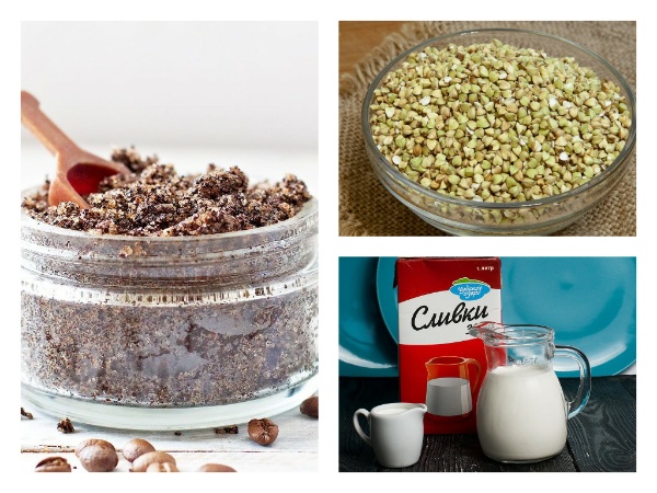 Скраб из гречки