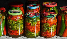 Перец острый в медовой заливке на зиму