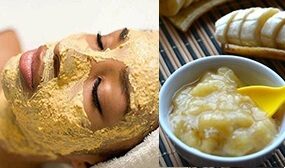 Маска для лица с бананом и медом