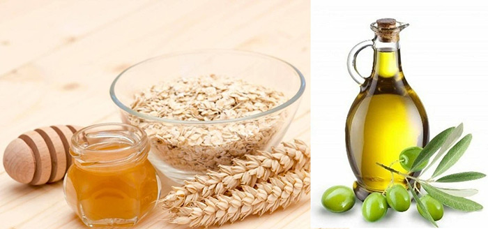 Медово-овсяная маска с маслом оливы