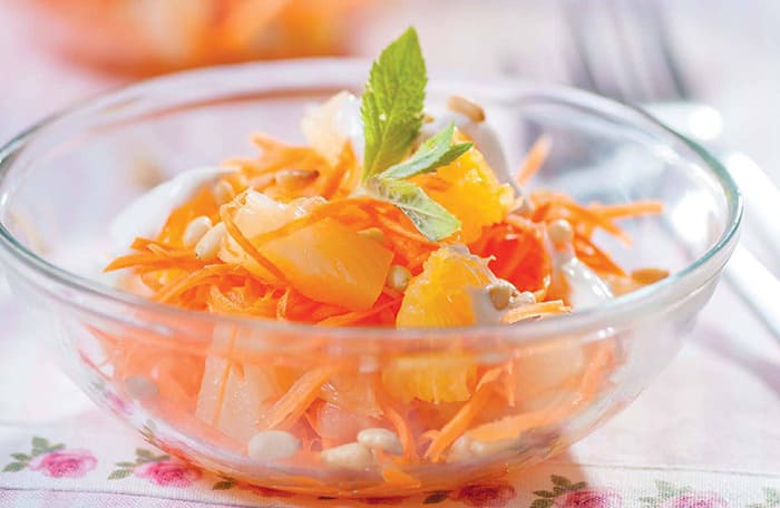 Салат с апельсинами и медом Салат с апельсинами и медом