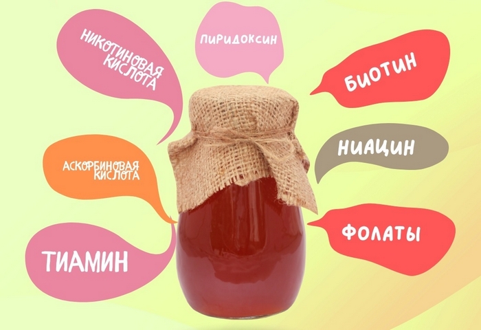 Полезные вещества в составе меда