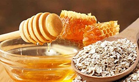 Маска для лица с овсянкой и медом