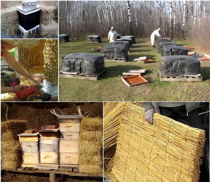 Материалы для утепления ульев